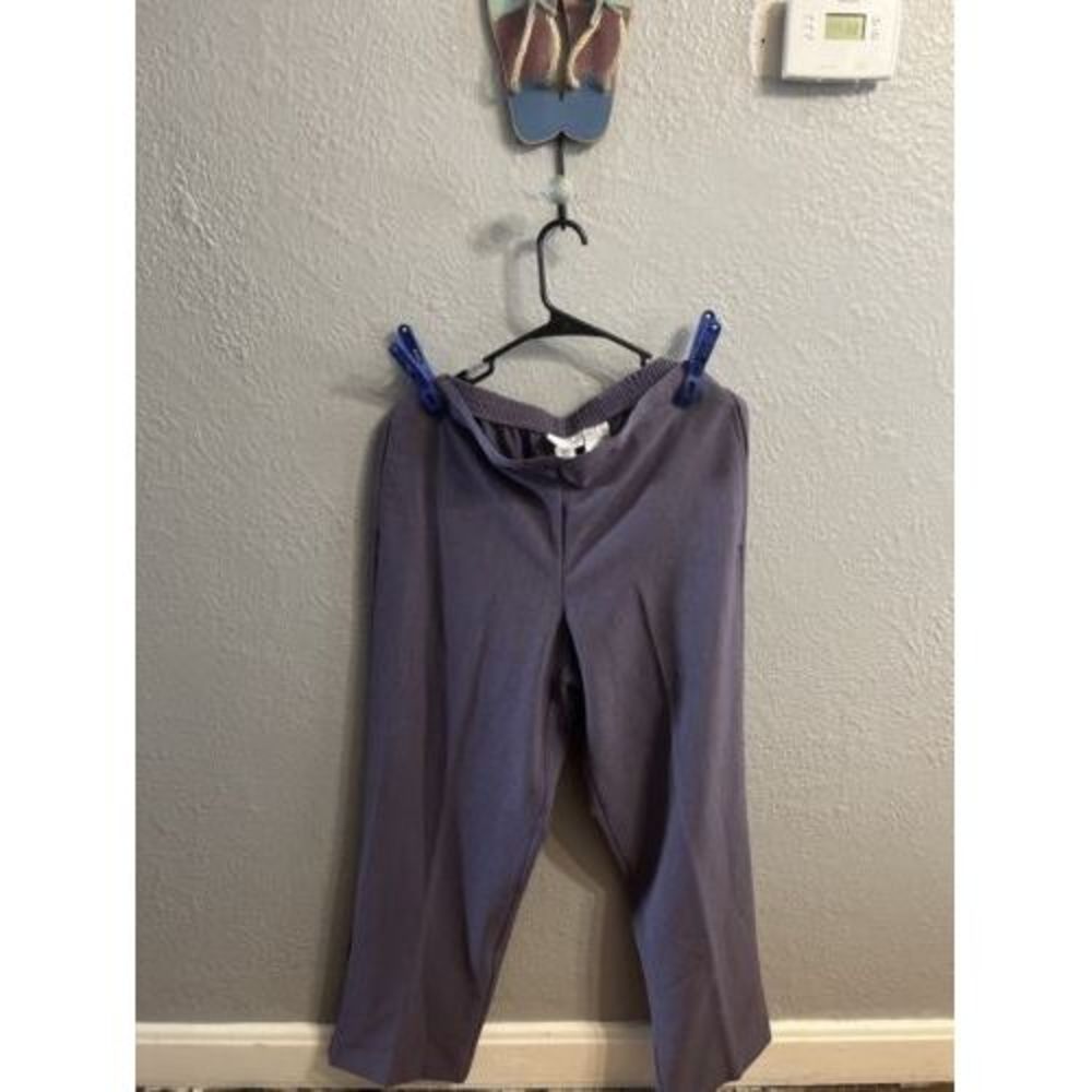 Alfred Dunner Women's Pants‎ 14 Proportioned Medium Plum Color